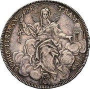 Italy Scudo Clement XIII 1759 I KM# 1190 SVPRA FIRMAM PE TRAM 1759 coin reverse Italy Scudo Clement XIII 1759 I KM# 1190 SVPRA FIRMAM PE TRAM 1759 coin reverse
