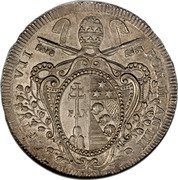Italy Scudo Pius VII 1802 R III KM# 1249 PIVS VII PON M AN III PAX coin obverse Italy Scudo Pius VII 1802 R III KM# 1249 PIVS VII PON M AN III PAX coin obverse