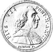 Italy Scudo Pius VII 1816 R XVII KM# 1280 PIVS VII PONT M A XVII coin obverse Italy Scudo Pius VII 1816 R XVII KM# 1280 PIVS VII PONT M A XVII coin obverse