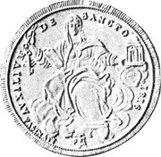 Italy Scudo Pius VII 1816 R XVII KM# 1280 AVXILIVM DE SANCTO 1816 coin reverse Italy Scudo Pius VII 1816 R XVII KM# 1280 AVXILIVM DE SANCTO 1816 coin reverse