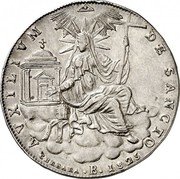Italy Scudo LEO XII 1826 B III KM# 1297.1 AVXILIVM DE SANCTO CERBARA .B. 1825 coin reverse Italy Scudo LEO XII 1826 B III KM# 1297.1 AVXILIVM DE SANCTO CERBARA .B. 1825 coin reverse