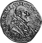 Italy Scudo D'oro Urban VIII 1625 KM# 148 VRBANVS VIII PON MAX coin obverse Italy Scudo D'oro Urban VIII 1625 KM# 148 VRBANVS VIII PON MAX coin obverse