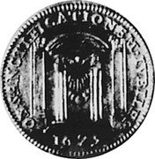 Italy Scudo D'oro Clement XI 1675 KM# 373 coin reverse Italy Scudo D'oro Clement XI 1675 KM# 373 coin reverse