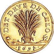 Italy Scudo D'oro Innocent XII 1697 VII KM# 602 DET DEVS DE CÆLO 1697 coin reverse Italy Scudo D'oro Innocent XII 1697 VII KM# 602 DET DEVS DE CÆLO 1697 coin reverse