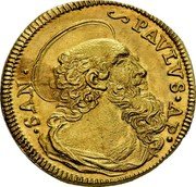 Italy Scudo D'oro Clement XI ND (1705) V KM# 678 SAN. PAVLVS. AP. coin reverse Italy Scudo D'oro Clement XI ND (1705) V KM# 678 SAN. PAVLVS. AP. coin reverse