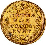 Italy Scudo D'oro Clement XI ND (1711) XI KM# 744 DIVITÆ NON PRODE RVNT coin reverse Italy Scudo D'oro Clement XI ND (1711) XI KM# 744 DIVITÆ NON PRODE RVNT coin reverse