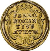 Italy Scudo D'oro Clement XI ND (1712) XII KM# 749 FERRO NOCEN TIVS AVRVM coin reverse Italy Scudo D'oro Clement XI ND (1712) XII KM# 749 FERRO NOCEN TIVS AVRVM coin reverse