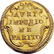 Italy Scudo D'oro Clement XI ND (1715) XV KM# 764 AVRI IMPERIO NE PARITO coin reverse Italy Scudo D'oro Clement XI ND (1715) XV KM# 764 AVRI IMPERIO NE PARITO coin reverse