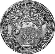 Italy Sessanta Baiocchi Pius VI 1796 XXII KM# 1236.2 PIVS SEXTVS PONT MAXIMVS ANNO XXII coin obverse Italy Sessanta Baiocchi Pius VI 1796 XXII KM# 1236.2 PIVS SEXTVS PONT MAXIMVS ANNO XXII coin obverse