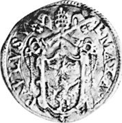 Italy Testone Paul V 1610 KM# 61 PAVLVS V P MAX A coin obverse Italy Testone Paul V 1610 KM# 61 PAVLVS V P MAX A coin obverse