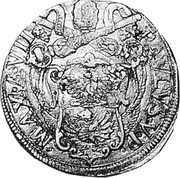 Italy Testone Paul V 1612 KM# 68 PAVLVS VI MAX A VI coin obverse Italy Testone Paul V 1612 KM# 68 PAVLVS VI MAX A VI coin obverse