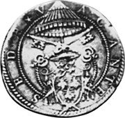 Italy Testone 1644 KM# 220 Papacy Standard Coinage SEDE VACANTE coin obverse Italy Testone 1644 KM# 220 Papacy Standard Coinage SEDE VACANTE coin obverse