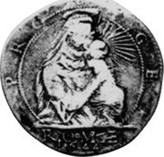 Italy Testone 1644 KM# 220 Papacy Standard Coinage coin reverse Italy Testone 1644 KM# 220 Papacy Standard Coinage coin reverse