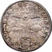 Italy Testone Paluzzo Paluzzi Altieri 1691 MDCLXXXI KM# 539 DOCERIT ET SVCCERET RO MA coin reverse Italy Testone Paluzzo Paluzzi Altieri 1691 MDCLXXXI KM# 539 DOCERIT ET SVCCERET RO MA coin reverse