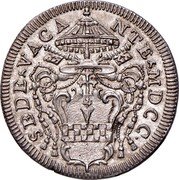 Italy Testone Giovanni Battista Spinola 1700 MDCC KM# 645 SEDE VACA NTE MDCC coin obverse Italy Testone Giovanni Battista Spinola 1700 MDCC KM# 645 SEDE VACA NTE MDCC coin obverse