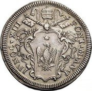 Italy Testone Innocent XIII 1721 ND(1721)-I KM# 783 INNOC XIII PONT M AN I coin obverse Italy Testone Innocent XIII 1721 ND(1721)-I KM# 783 INNOC XIII PONT M AN I coin obverse