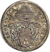 Italy Testone Annibale Albani Sede Vacante 1724 MDCCXXIV KM# 799 SEDE VACAN TE MDCCXXIV coin obverse Italy Testone Annibale Albani Sede Vacante 1724 MDCCXXIV KM# 799 SEDE VACAN TE MDCCXXIV coin obverse