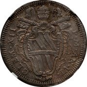 Italy Testone Clement XII 1735 MDCCXXXV-V KM# 863 CLEM XII P M AN VI coin obverse Italy Testone Clement XII 1735 MDCCXXXV-V KM# 863 CLEM XII P M AN VI coin obverse