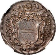 Italy Testone Clement XII 1735 ND(1734)-V KM# 853 17 35 coin reverse Italy Testone Clement XII 1735 ND(1734)-V KM# 853 17 35 coin reverse