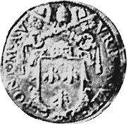 Italy Testone (Urban VIII) KM# 116 VRBAN VIII PONT M A V coin obverse Italy Testone (Urban VIII) KM# 116 VRBAN VIII PONT M A V coin obverse