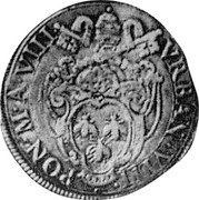 Italy Testone Urbano VIII ND (1631) VIII KM# 173 VRBAN VIII PON M A VIII coin obverse Italy Testone Urbano VIII ND (1631) VIII KM# 173 VRBAN VIII PON M A VIII coin obverse