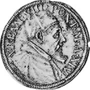 Italy Testone Urbano VIII ND (1638) XIV KM# 193 VRBAN VIII PONT M A XIV coin obverse Italy Testone Urbano VIII ND (1638) XIV KM# 193 VRBAN VIII PONT M A XIV coin obverse