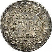 Italy Testone Innocent XII ND (1691) I KM# 540 NOLI AMARE NE PERADAS coin reverse Italy Testone Innocent XII ND (1691) I KM# 540 NOLI AMARE NE PERADAS coin reverse