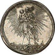 Italy Testone Clement XI ND (1708) VII KM# 707 coin reverse Italy Testone Clement XI ND (1708) VII KM# 707 coin reverse
