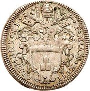 Italy Testone Clement XI ND (1717) XVII KM# 767 CLEMENS XI P M AN XVII coin obverse Italy Testone Clement XI ND (1717) XVII KM# 767 CLEMENS XI P M AN XVII coin obverse