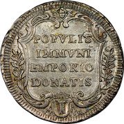 Italy Testone Clement XII ND (1733) ND(1733)-IV KM# 845 POPVLIS IMMVNI EMPORIO DONATIS coin reverse Italy Testone Clement XII ND (1733) ND(1733)-IV KM# 845 POPVLIS IMMVNI EMPORIO DONATIS coin reverse