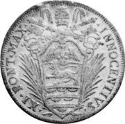 Italy Testone Innocent XI ND KM# 446 INNOCENTIVS XI PONT MAX coin obverse Italy Testone Innocent XI ND KM# 446 INNOCENTIVS XI PONT MAX coin obverse