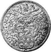 Italy Testone Innocent XI ND KM# 442 INNOCENTIVS XI PONT MAX coin obverse Italy Testone Innocent XI ND KM# 442 INNOCENTIVS XI PONT MAX coin obverse