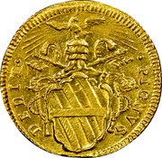 Italy Zecchino Clement XII 1738 KM# 888 DEDIT PIGNVS coin reverse Italy Zecchino Clement XII 1738 KM# 888 DEDIT PIGNVS coin reverse