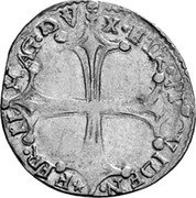 Italy 1/2 Doppia (Ferdinando II) KM# 25 FER II H AG D V X E IR PI...V IDEN coin obverse Italy 1/2 Doppia (Ferdinando II) KM# 25 FER II H AG D V X E IR PI...V IDEN coin obverse