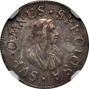 Italy 1/2 Giulio (Grosso, 7 Soldi) Cosimo III. Pisa 1735 KM# 40 SVP OMNES SPECIOSA coin reverse Italy 1/2 Giulio (Grosso, 7 Soldi) Cosimo III. Pisa 1735 KM# 40 SVP OMNES SPECIOSA coin reverse