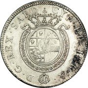 Italy 1/2 Scudo Carlo Emanuele IV 1799 KM# 97 D G REX SARD CYP ET IER & coin reverse Italy 1/2 Scudo Carlo Emanuele IV 1799 KM# 97 D G REX SARD CYP ET IER & coin reverse