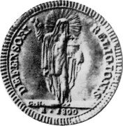 Italy 1/2 Scudo Ferdinando IV 1800 R KM# 30 RELIGIONIS DEFENSORI 1800 coin reverse Italy 1/2 Scudo Ferdinando IV 1800 R KM# 30 RELIGIONIS DEFENSORI 1800 coin reverse