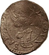 Italy 1/2 Soldo (Mezzo Soldo) (Carlo Emanuele I) KM# 3 D G DVX SAB coin reverse Italy 1/2 Soldo (Mezzo Soldo) (Carlo Emanuele I) KM# 3 D G DVX SAB coin reverse