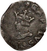 Italy 1/2 Tari (Mezzo Tari) Carlo II 1686 KM# 49 CAROLVS IMPERATR coin obverse Italy 1/2 Tari (Mezzo Tari) Carlo II 1686 KM# 49 CAROLVS IMPERATR coin obverse