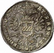 Italy 1/4 Scudo Napoleone Spinola 1647 KM# 5 ET S ROM IMP COM RONCHI D ET C coin reverse Italy 1/4 Scudo Napoleone Spinola 1647 KM# 5 ET S ROM IMP COM RONCHI D ET C coin reverse