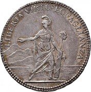 Italy 1/4 Scudo Piedmont Republic 1798 C# 1 LIBERTA VIRTU EGUAGLIANZA coin reverse Italy 1/4 Scudo Piedmont Republic 1798 C# 1 LIBERTA VIRTU EGUAGLIANZA coin reverse
