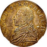 Italy 1/4 Scudo Carlo Emanuele IV 1799 KM# 102 CAROLUS EMANUEL IV 1799 coin obverse Italy 1/4 Scudo Carlo Emanuele IV 1799 KM# 102 CAROLUS EMANUEL IV 1799 coin obverse
