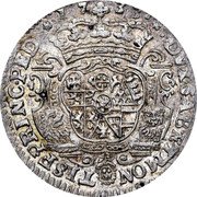 Italy 1/8 Scudo Carlo Emanuele III 1733 KM# 24 DVX SAB ET MON TISF PRINC PED 17 33 coin reverse Italy 1/8 Scudo Carlo Emanuele III 1733 KM# 24 DVX SAB ET MON TISF PRINC PED 17 33 coin reverse