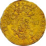 Italy 10 Scudo D'oro Carlo Emanuele I 1610 KM# 46 DEVENTRE MATRIS DEVS PROTECTOR MEVS FE RT coin reverse Italy 10 Scudo D'oro Carlo Emanuele I 1610 KM# 46 DEVENTRE MATRIS DEVS PROTECTOR MEVS FE RT coin reverse