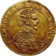 Italy 10 Scudo D'oro Savoy. Vittorio Amedeo I 1633 KM# 145 V. AMEDEVS D.G. DVX SABAVDIÆ. 1633 coin obverse Italy 10 Scudo D'oro Savoy. Vittorio Amedeo I 1633 KM# 145 V. AMEDEVS D.G. DVX SABAVDIÆ. 1633 coin obverse