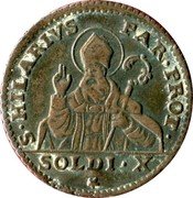 Italy 10 Soldo Ferdinando I di Borbone 1790 C# 6 S HILARIVS PAR PROT SOLDI X coin reverse Italy 10 Soldo Ferdinando I di Borbone 1790 C# 6 S HILARIVS PAR PROT SOLDI X coin reverse