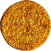 Italy 10 Zecchino Antonio Gaetano 1686 KM# 31 COMES M XI BAR RETEN NII IMPER XV ET C 1686 coin reverse Italy 10 Zecchino Antonio Gaetano 1686 KM# 31 COMES M XI BAR RETEN NII IMPER XV ET C 1686 coin reverse