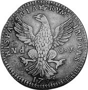 Italy 12 Tari Ferdinand I 1793 Nd-OV KM# 215 HISPA NIA RVM IN FANS ND OV 1793 coin reverse Italy 12 Tari Ferdinand I 1793 Nd-OV KM# 215 HISPA NIA RVM IN FANS ND OV 1793 coin reverse