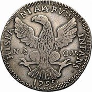 Italy 12 Tari Ferdinando I 1795 Nd-OV KM# 229 HISPA NIA RVM INFANS N 6 O V 1795 coin reverse Italy 12 Tari Ferdinando I 1795 Nd-OV KM# 229 HISPA NIA RVM INFANS N 6 O V 1795 coin reverse