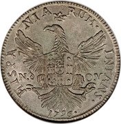 Italy 12 Tari Ferdinando III 1796 Nd-OV KM# 237 HISPA NIA RUM INFANS N 6 O V 1796 coin reverse Italy 12 Tari Ferdinando III 1796 Nd-OV KM# 237 HISPA NIA RUM INFANS N 6 O V 1796 coin reverse